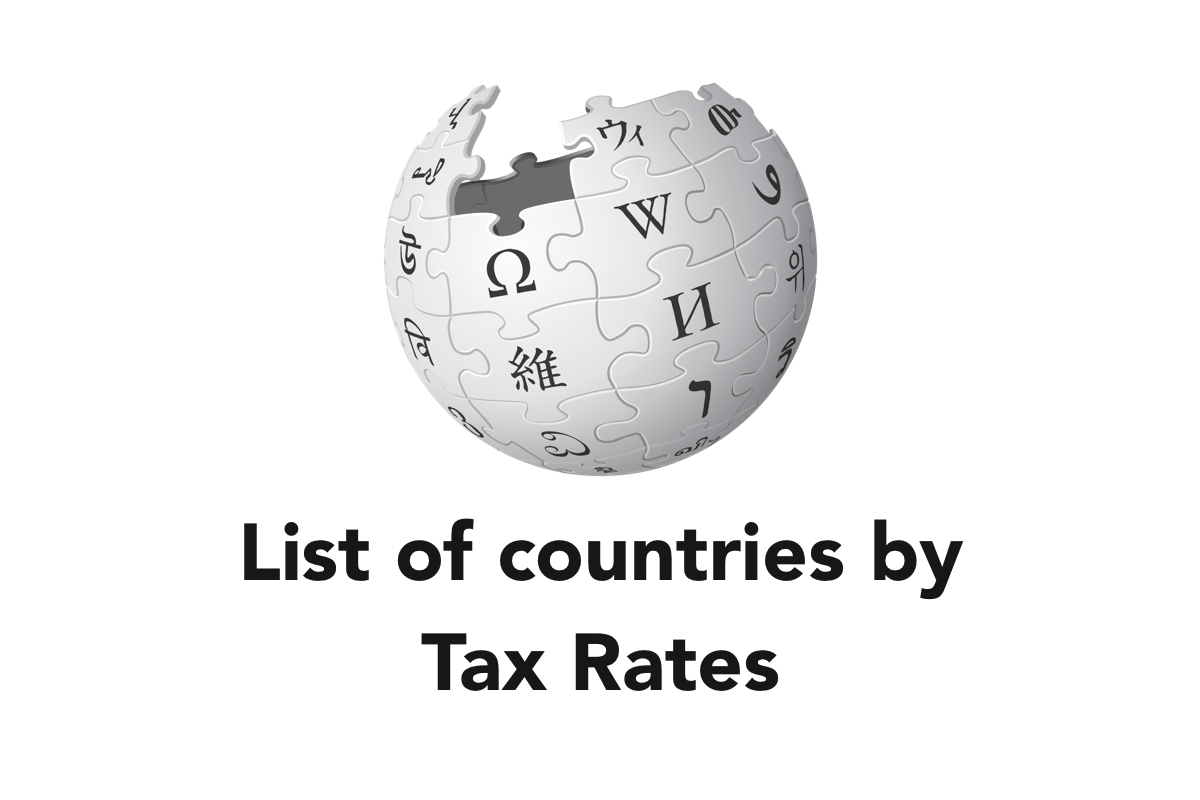List of countries by Tax Rates